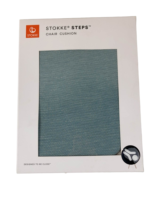 Shop Stokke Steps Chair Cushion, Jade Twill at Goodbuygears