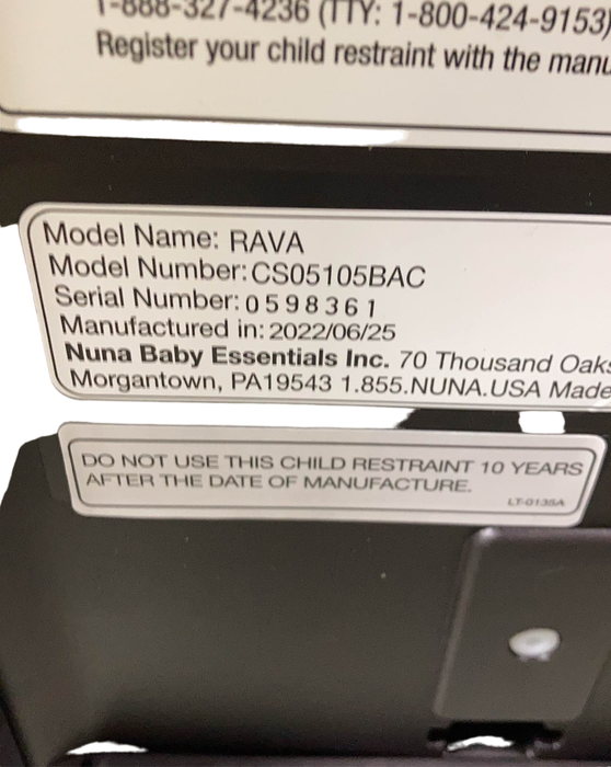 Shop Nuna RAVA Convertible Car Seat, Broken Arrow Caviar, 2022 at Goodbuygears