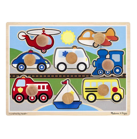 used Melissa & Doug Jumbo Knob Puzzle