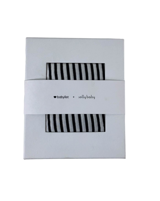 Shop Solly Baby Wrap, Black & Natural Stripe at Goodbuygears