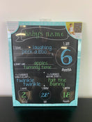 used Pearhead All About Baby Chalkboard