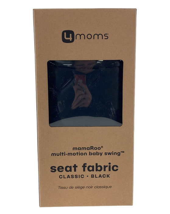 Shop 4moms MamaRoo Seat Fabric, 1046, Black Classic at Goodbuygears