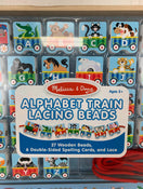 secondhand Melissa & Doug Alphabet Train Lacing Beads