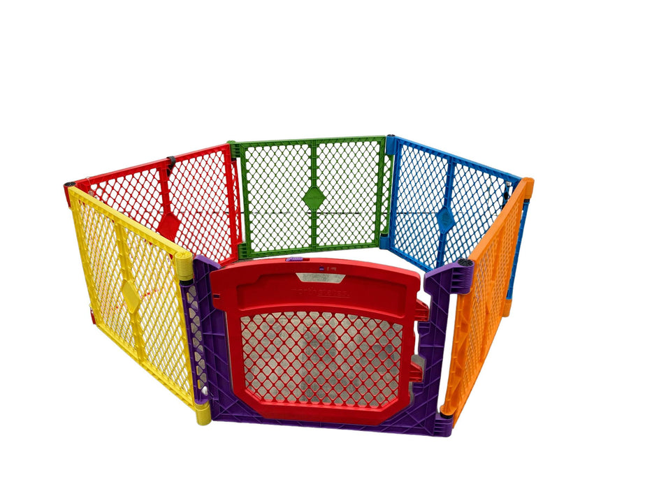 used North States Toddleroo Superyard Ultimate Playard, 6 Panel