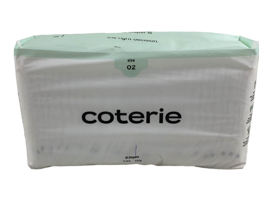 Shop Coterie Size 2 Diapers, 31 Count at Goodbuygears