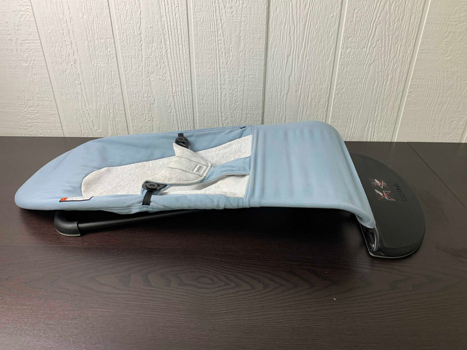 Shop BabyBjorn Bouncer Bliss, Dove Blue, 3D Jersey at Goodbuygears