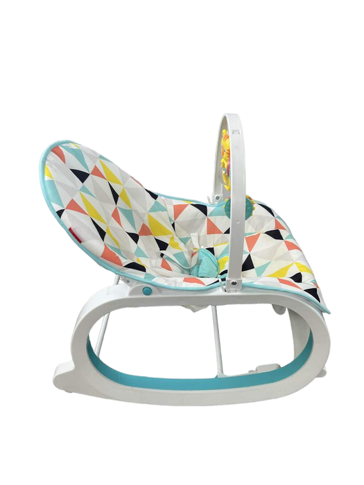 used Fisher Price Deluxe Infant To Toddler Rocker