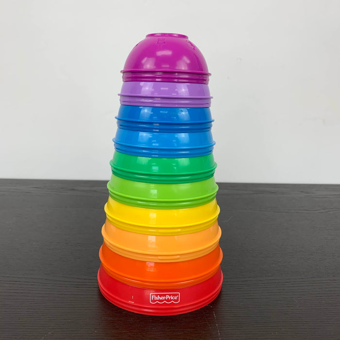 used Fisher Price Stack N Roll Cups
