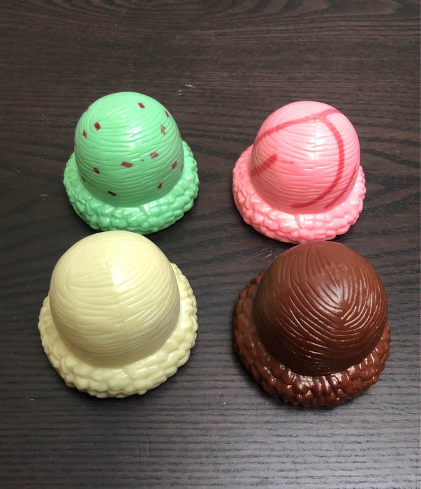 used Melissa & Doug Scoop And Stack Ice Cream Cone Magnetic Pretend Play Set