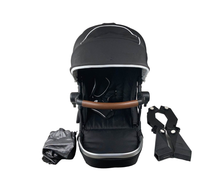 Shop Mockingbird 2nd Seat Kit with Extendable Canopy, 2021, Black, Windowpane, Silver with Penny Leather at Goodbuygears