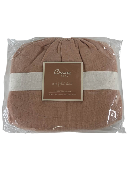Shop Crane Baby Crib Fitted Sheet, Copper at Goodbuygears