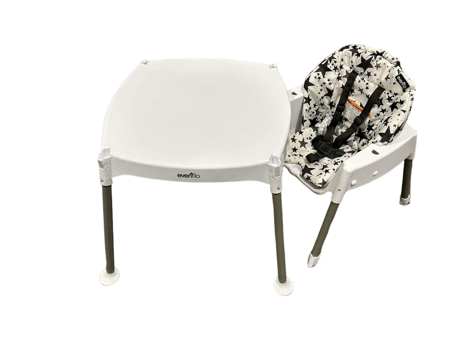 Evenflo 4-in-1 Eat & Grow Convertible High Chair, Pop Star White