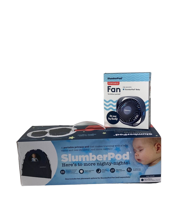 Shop SlumberPod 3.0 Sleep Canopy with Fan, Navy at Goodbuygears