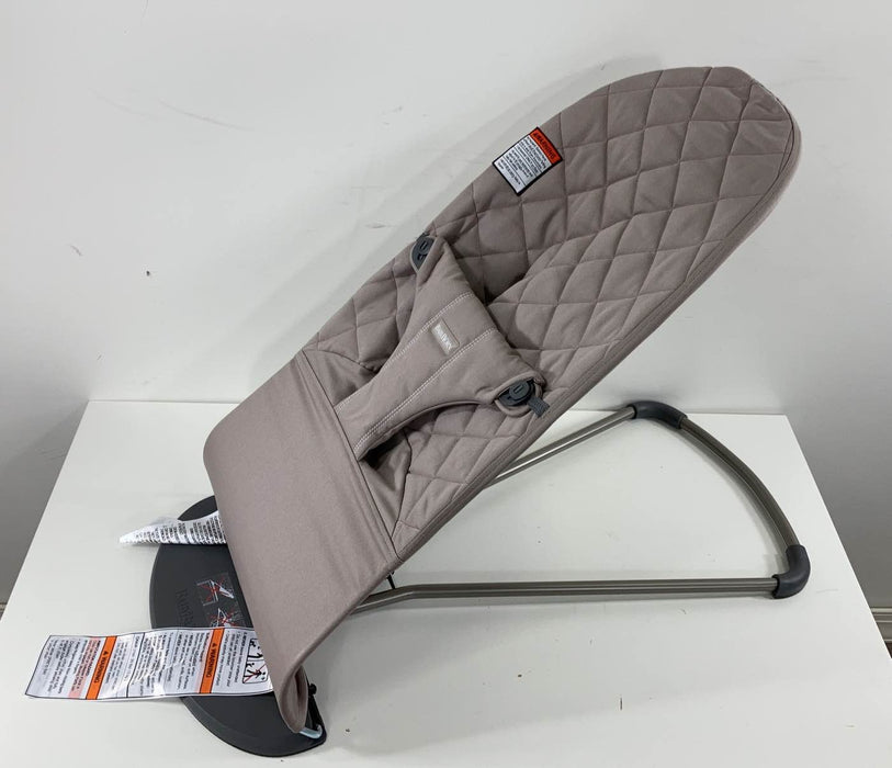 Shop BabyBjorn Bouncer Bliss, Sand Gray, Cotton at Goodbuygears