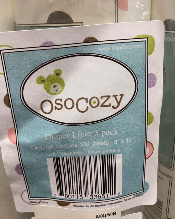 used OsoCozy Diaper Liners