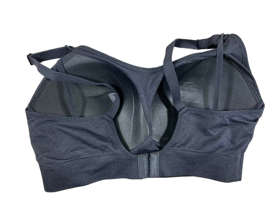 secondhand Ingrid & Isabel Drop Cup Nursing Bra, Black Large