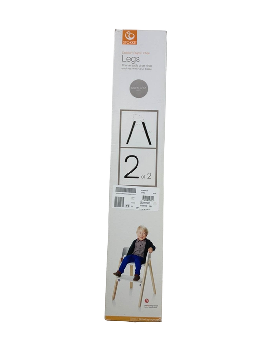 Shop Stokke Steps Chair Legs, Storm Grey at Goodbuygears