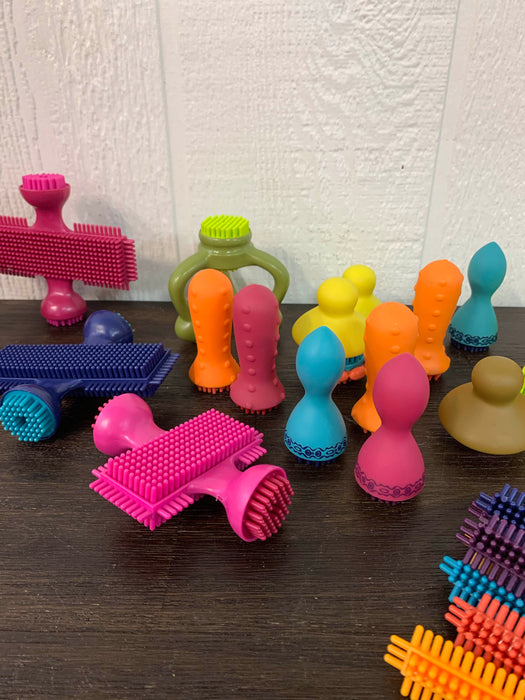 used B. Toys Bristle Blocks
