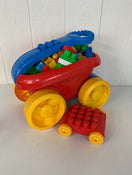 secondhand Mega Bloks First Builders Block Scooping Wagon