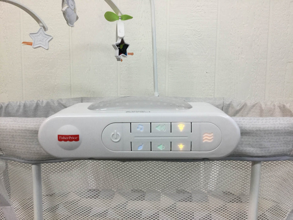 secondhand Fisher Price Smart Connect Soothing Motions Bassinet