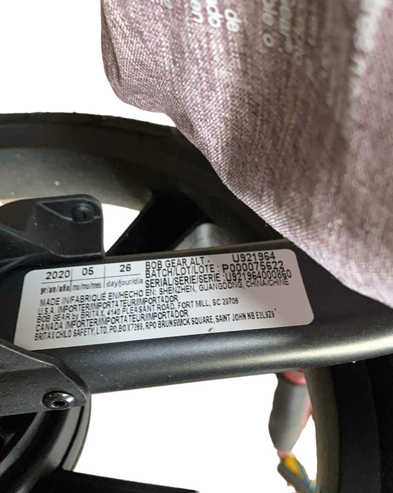BOB Alterrain Jogging Stroller, 2020, Melange Lilac