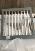 used Babyletto Hudson 3-in-1 Convertible Crib, 2021 Grey & White