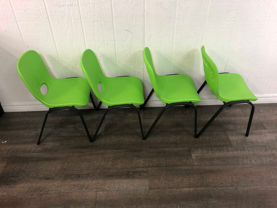 secondhand Lifetime Kids Stacking Chair, Set of 4