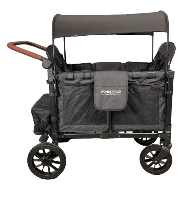 Shop Wonderfold W4 Luxe Quad Stroller Wagon, Volcanic Black, 2023 at Goodbuygears