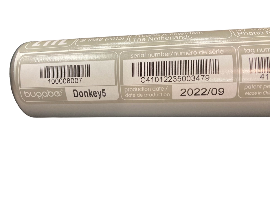 Shop Bugaboo Donkey 5 Duo Stroller Frame, 2022, Aluminum at Goodbuygears