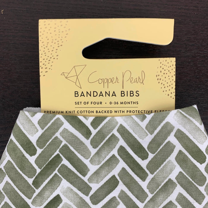 secondhand Copper Pearl Bandana Bibs