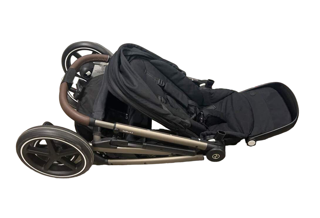 Shop Cybex Gazelle S Modular Stroller, 2020, Black Frame, Deep Black at Goodbuygears