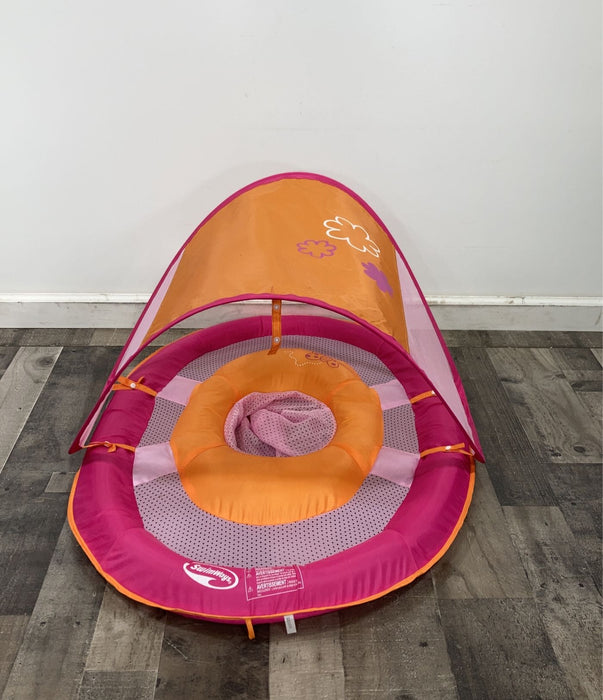 used SwimWays Baby Spring Float with Sun Canopy