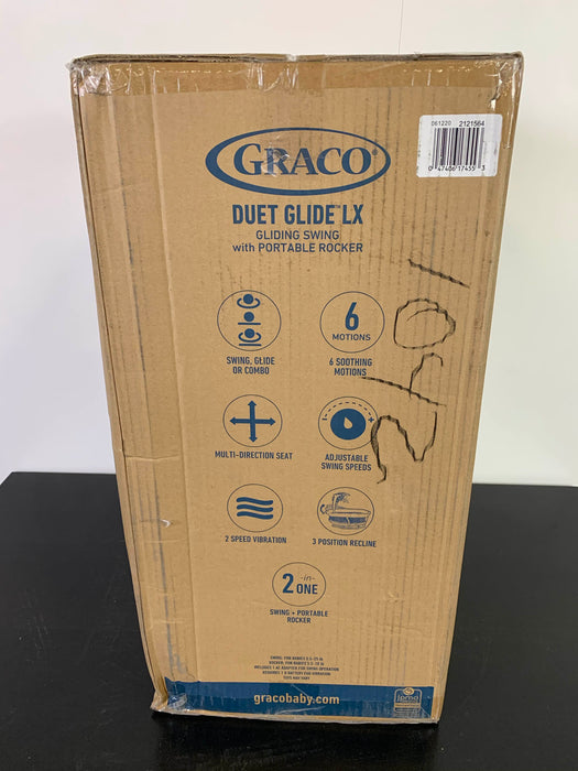 secondhand Graco Duet Glide LX Gliding Swing in Sterling, Zagg