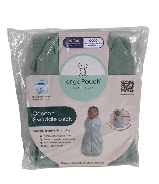 Shop ErgoPouch Cocoon Swaddle Bag, Sage, 1.0 TOG, 0000 at Goodbuygears