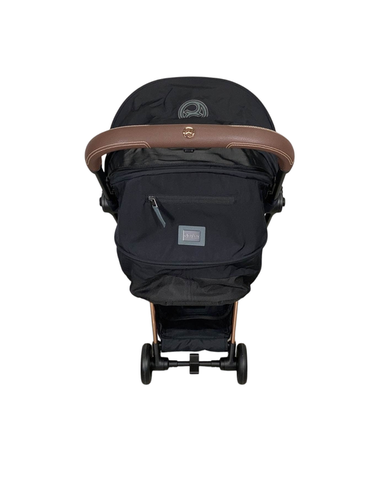 Shop Cybex Coya Stroller, 2023, Rose Gold, Sepia Black at Goodbuygears