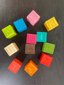 secondhand Infantino Squeeze & Stack Block Set