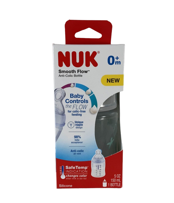 Shop NUK Smooth Flow Anti-Colic Bottle, 5oz, Clear at Goodbuygears