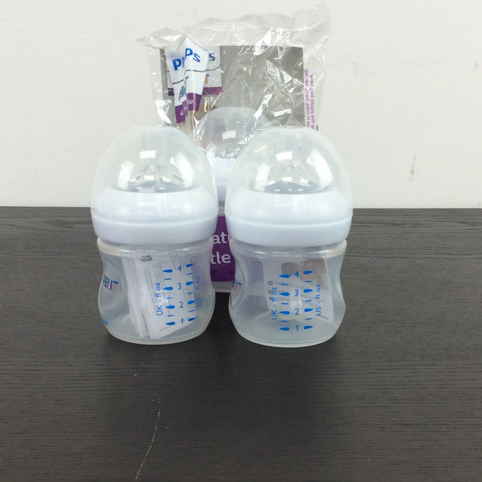 used BUNDLE Philips Avent Bottles, 3 4oz bottles