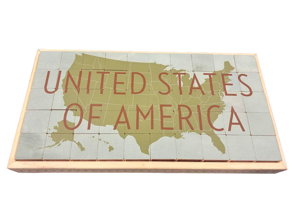 used Uncle Goose United States Wooden Blocks