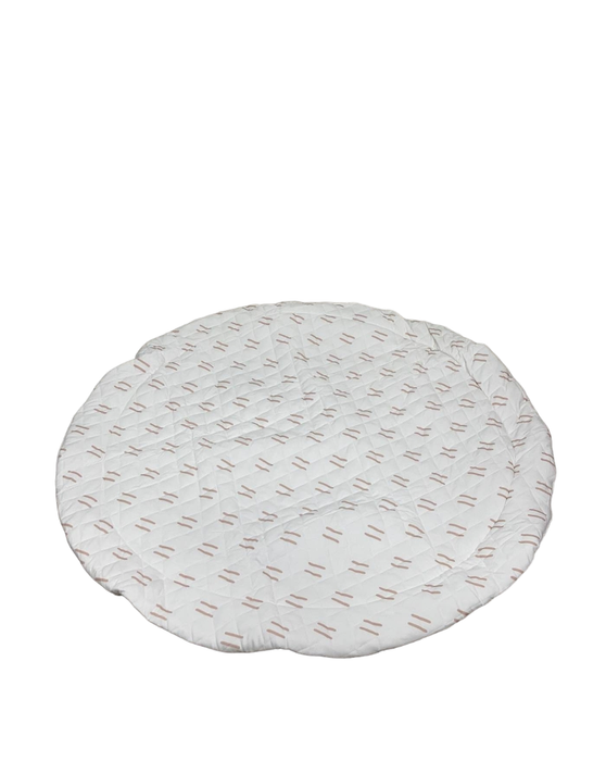 Shop Poppyseed Play Extra Padded Round Play Mat, Neutral Lines at Goodbuygears
