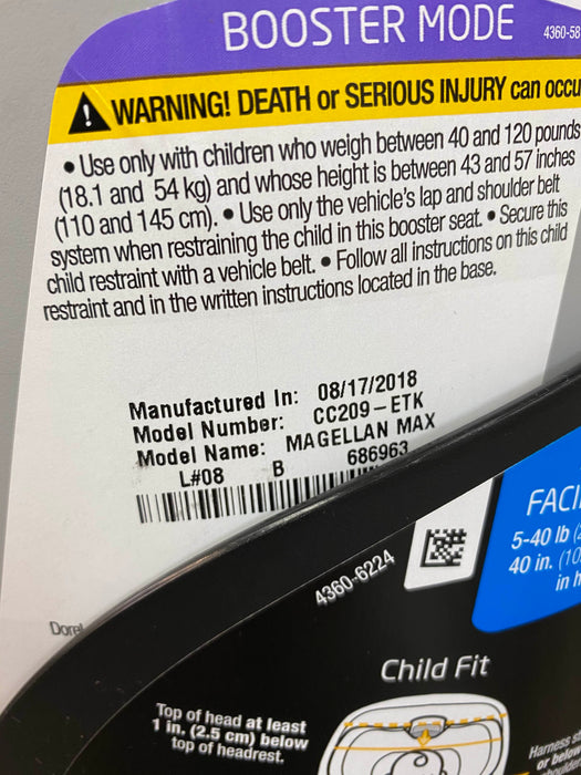 used Maxi-Cosi Magellan XP Max All-in-One Convertible Car Seat