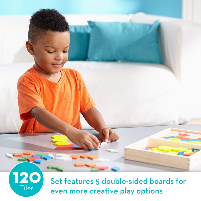 Melissa & Doug Pattern Blocks And Boards
