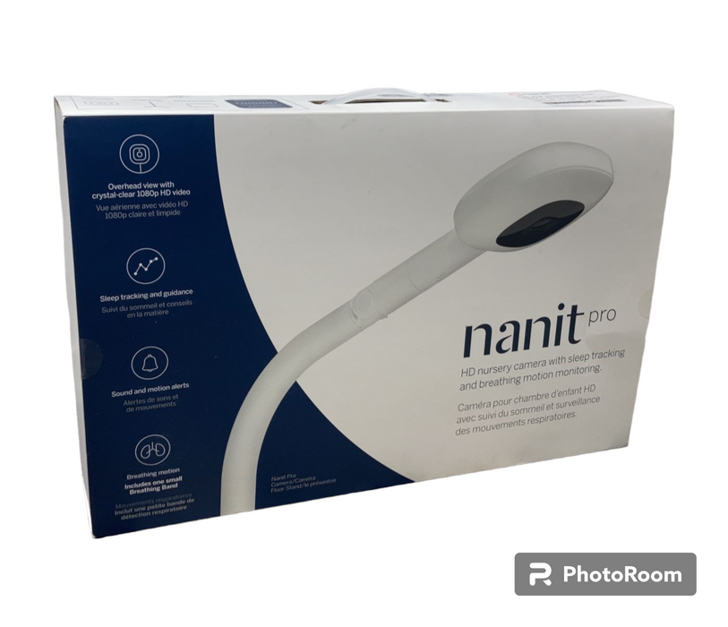 Nanit Pro HD Baby Monitor with Floor Stand, Old Model With Legs