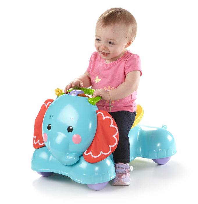 Shop Fisher Price 3-in-1 Bounce, Stride, and Ride Elephant at Goodbuygears