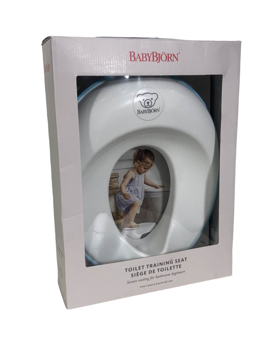 used BabyBjorn Toilet Training Seat, White/Turquoise