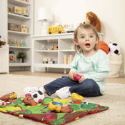 used Melissa & Doug Take-Along Farm Baby and Toddler Play Mat