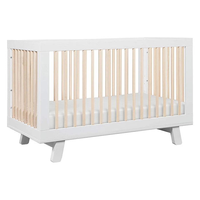 Babyletto Hudson 3-in-1 Convertible Crib, 2021, White-Washed Natural