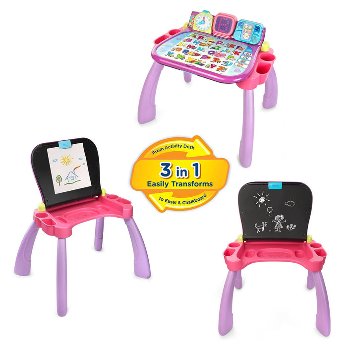 VTech Touch And Learn Activity Desk with Expansion Packs