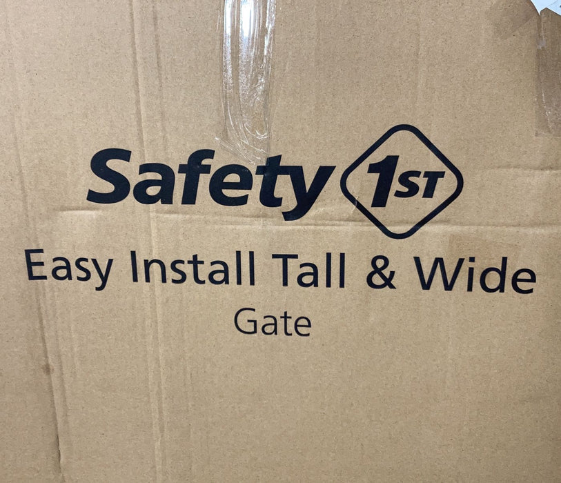 Shop Safety 1st Easy Install Tall & Wide Walk Through Baby Gate, White at Goodbuygears