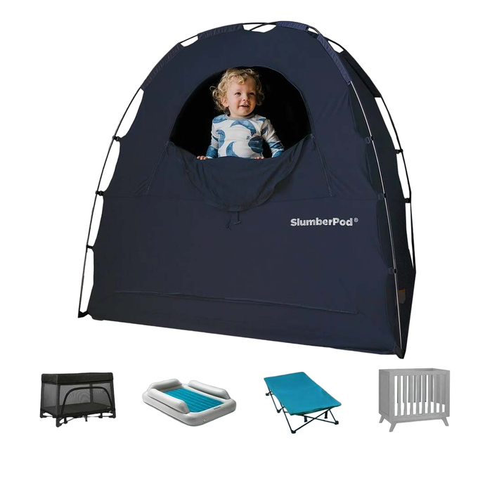 Shop SlumberPod 3.0 Sleep Canopy with Fan, Navy at Goodbuygears